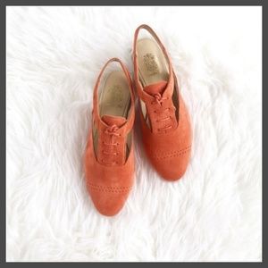 Wolverine "Aretha" Moulin Rouge Suede flats